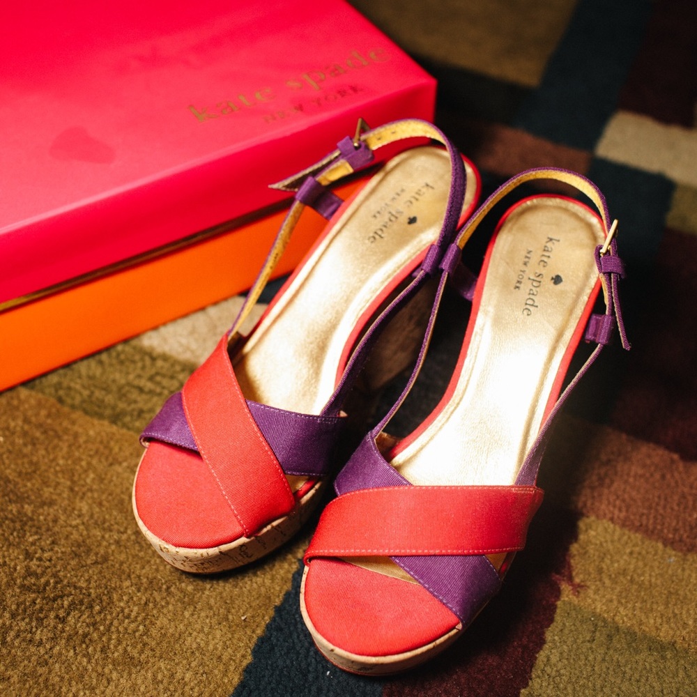 Kate Spade “Preston” wedge sandal